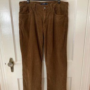 J Crew Men's Brown Corduroy Pants